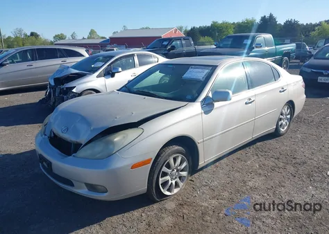 2003 Lexus Es 300 из США, поврежденный, VIN JTHBF30G930113096